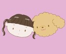 ゆるっとかわいいアイコン描きます 犬とペア・子どもイラストOK◎ゆる手書き イメージ3