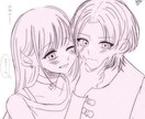 あなただけのSNSアイコンꕤ︎︎夢絵を描きます デフォ・簡易・ワントーン様々な料金でお描きしていますꕤ︎︎ イメージ2