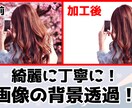 画像・写真の背景透過、白抜きを早く仕上げます 高品質で早く丁寧にさせて頂きます！ イメージ2