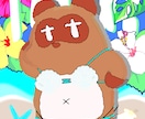 Vライバー・Vtuber向け可愛いイラスト描きます インスタ、YouTube、SNSのアイコン等にいかがですか？ イメージ4