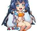 グッズにも最適！ちびキャライラスト製作致します 目に留まるような、魅力的なイラストをご提供いたします。 イメージ1
