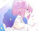 夢のウエディングイラストを描きます 6月の花嫁キャンペーン開催！【6月納期限定商品】 イメージ1