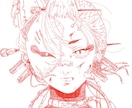 サブカル/ダーク/サイケデリックなイラスト描きます 退廃的な雰囲気をペン画風に表現します イメージ5