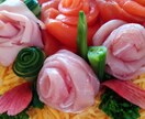 Ｈａｐｐｙお寿司ケーキのパーソナルレッスンします お土産やお祝い萌えＭａｘ！デザートはマンゴ―ババロア▶初心者 イメージ6