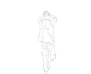 顔を描かないのに『わかるあの人像』描けます シンプルなのに個性が光る線画を最短数時間でお届け！ イメージ4