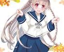 あなたの用途に合わせたかわいい人物イラスト描きます 一枚絵・立ち絵・背景ありなどご要望に応じた作品が手に入ります イメージ4