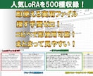LoRAまとめお渡しします ファイル名・コード・簡易説明・URLまで、すべて一括管理！ イメージ2