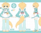 配信活動・TRPGなどの立ち絵作成します 可愛らしい等身のキャラクターデザイン、立ち絵作成いたします！ イメージ3