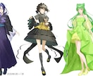 細身のキャラクターイラストを制作いたします 5~7頭身、中性、青年が得意です イメージ2