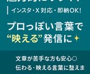 SNS投稿文を魅力的にリライトします 文章が苦手な方も安心◎伝わる・映える言葉に整えます イメージ1