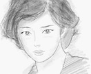 鉛筆タッチで優しい雰囲気の似顔絵を描きます リアルとデフォルメの中間？ どこか優しい感じの似顔絵です^^ イメージ4