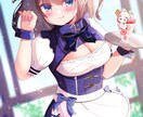 かわいい萌え系女の子のイラストを描きます 背景まで丁寧に描いた世界で一つだけのオリジナルイラストです イメージ2