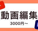 動画編集承ります 迅速かつ丁寧な編集をいたします イメージ1