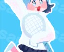 かわいいデフォルメのイラスト描きます あなただけのイラストなんでも描きます！お気軽にご連絡ください イメージ2