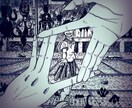 オリジナルペン画イラストを作成します モノクロの世界観を描きます◈ アイコンやヘッダーにも！ イメージ2