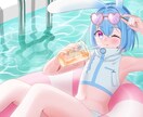 イラスト制作いたします かわいい・優しい色合いのキャライラストが得意です イメージ1