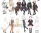 立ち絵イラスト描きます 全身の立ち絵イラストを描きます！TRPGなどにお使い頂けます イメージ5
