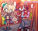 平成カワイイ！デフォルメイラストお描きします ポップで懐かしい雰囲気のイラストをお届け！商用利用OKです♪ イメージ3