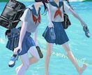 魅力的な女の子のイラスト描きます ストーリーを感じられる絵を描きます。部屋などにも飾れます イメージ5
