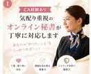 お試しプラン(2時間)★ 軽作業まとめて対応します 【CA経験あり】気配り重視のオンライン秘書が丁寧に対応します イメージ1