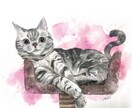 動物似顔絵・手描きの水彩で描きます 鮮やかなタッチの水彩画で、思い出をアートとして残しませんか? イメージ6
