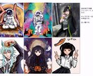 絵画風！厚塗り！他にないイラスト作成します Vライバー必見！魅力的なイラストをお描きします♡ イメージ3