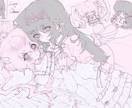 ふわふわゆるっとした雰囲気のイラスト描きます 淡く甘いゆるふわなタッチでお描きします♩ イメージ3