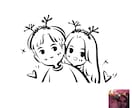 簡単に可愛い似顔絵描きます お写真を元に似顔絵イラストをお描きします！ イメージ3