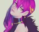 SNS等のイラストアイコン描きます 少し大人っぽいアイコンはいかがですか？ イメージ1