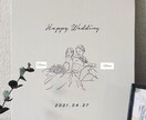 結婚式ウェルカムボードを手描きデータで制作します シンプルナチュラルウェディング！データ納品3日以内ok イメージ3
