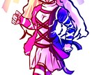 かわいいキャラの漫画やイラストを描きます デフォルメ、アイコン、通常の頭身、背景付きの一枚絵等描きます イメージ3