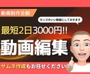最短2日納品！YouTubeなどの動画編集をします 速さと質にこだわり、丁寧な編集を心がけています。 イメージ1