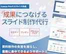 資料制作のお悩みをサポートいたします 余白を活かした見やすく伝わりやすいデザインで成果につなげます イメージ1