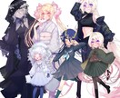 立ち絵制作します キラキラの目のかわいい絵柄の立ち絵を制作します！ イメージ5
