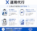 Xの運用代行をさせていただきます 成果につながるアカウント運用をサポートします イメージ3