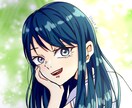 イラスト描きます バストアップのキャラクターイラストを基本に描いています。 イメージ2