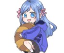 ふわっと可愛いミニキャラを描きます Vライバーさんから依頼殺到の「だっこ」SD！ イメージ3