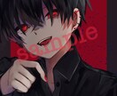 SNSアイコンイラスト作成致します 可愛い系イラスト、暗い系イラスト描きます イメージ9