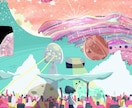 商用◎個人利用◎デジタルイラストの制作します 挿絵、サムネイル、ジャケット等の一枚絵を描きます イメージ4