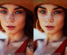 写真データの加工2枚します 写真データ人物加工修整2カットパック イメージ2
