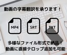 日本語⇔中国語　字幕翻訳・テロップ作成いたします 字幕翻訳〜テロップ作成までセットで対応！一本化で効率アップ！ イメージ1