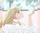 サムネ、アイコン、立ち絵など格安で女の子描きます 独特な世界観の惹き込まれるイラストをお求めの方へ イメージ5