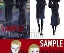存在感のあるお洒落なキャラクターイラストを描きます ファッション・SNS・若者向けキャラクターイラスト イメージ3