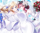 歌ってみた、サムネイル、立ち絵等のイラスト描きます MVイラスト/サムネイル/パーツ分けイラスト 等 イメージ1