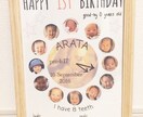 お子様の一歳の記念品を作成します 一歳のお誕生日の記念品として一年間の成長を写真で残せます。 イメージ3