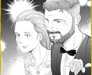 漫画風似顔絵イラスト作成します まるで漫画のワンシーン——魅力を描き出します！ イメージ2