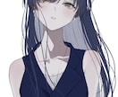 目を引く女の子のイラストを作成します 白やグレーみのある低彩度なイラストで空気感を表現 イメージ7