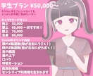 高可動域！貴方だけのVtuber作ります キャラクターデザインからLive2dまで一括依頼！ イメージ3