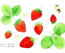 やさしい水彩イラスト描きます 果物・かき氷・スイーツなど、優しい水彩タッチで描きます イメージ1