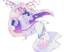 ポップな色合いでかわいい女の子のイラストを描きます 商用利用料込み、お急ぎの対応もご相談ください！ イメージ7